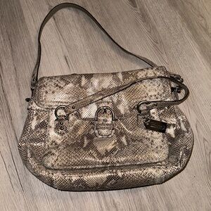 COACH Snakeskin Hobo Bag